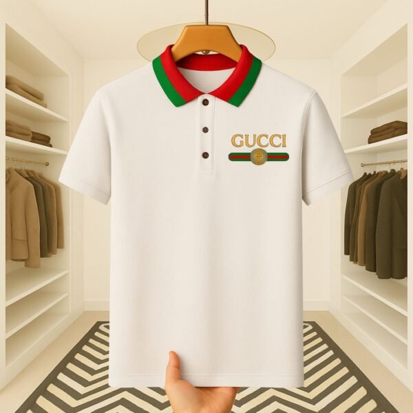 LV Jacquard Collar Premium Polo – Style Meets Comfort - Image 1