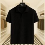 Premium Rib Cotton Polo(Black)