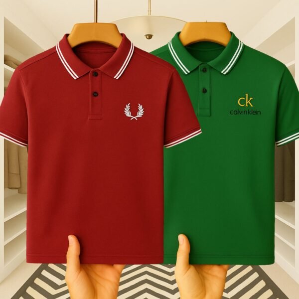 2 Pics Mens Premium China PK Polo – Style Meets Comfort - Image 1