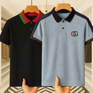 2Pics Jacquard Collar Premium Polo – Style Meets Comfort
