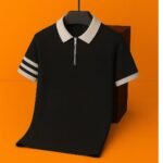 Zipper Polo – Premium Export Quality PK Cotton Comfort(Black)