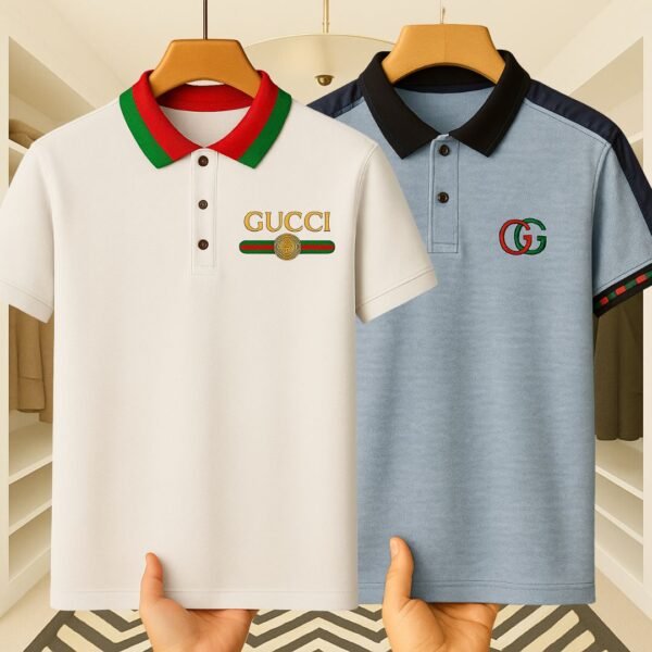 2Pics Jacquard Collar Premium Polo – Style Meets Comfort - Image 1
