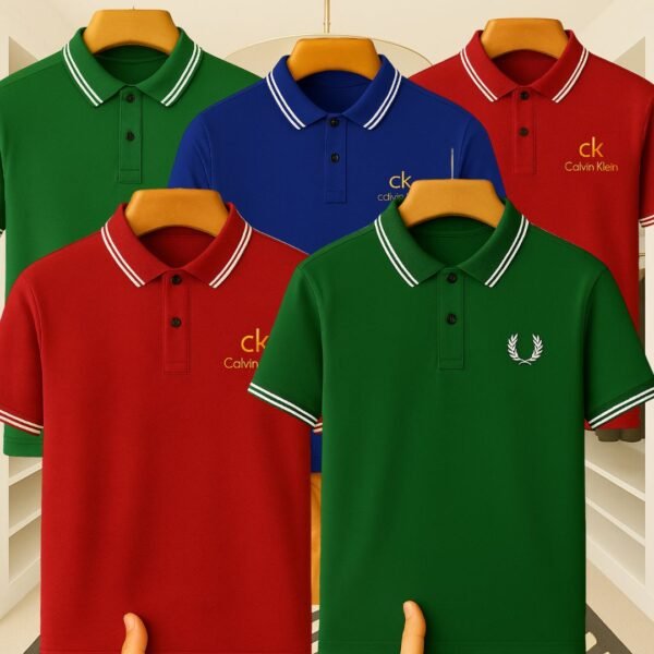 5 Pics Mens Premium China PK Polo – Style Meets Comfort - Image 1