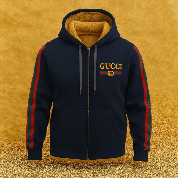 Sherfaa Hoodie – Gucci Style, Premium Comfort(Navi Blue) - Image 1