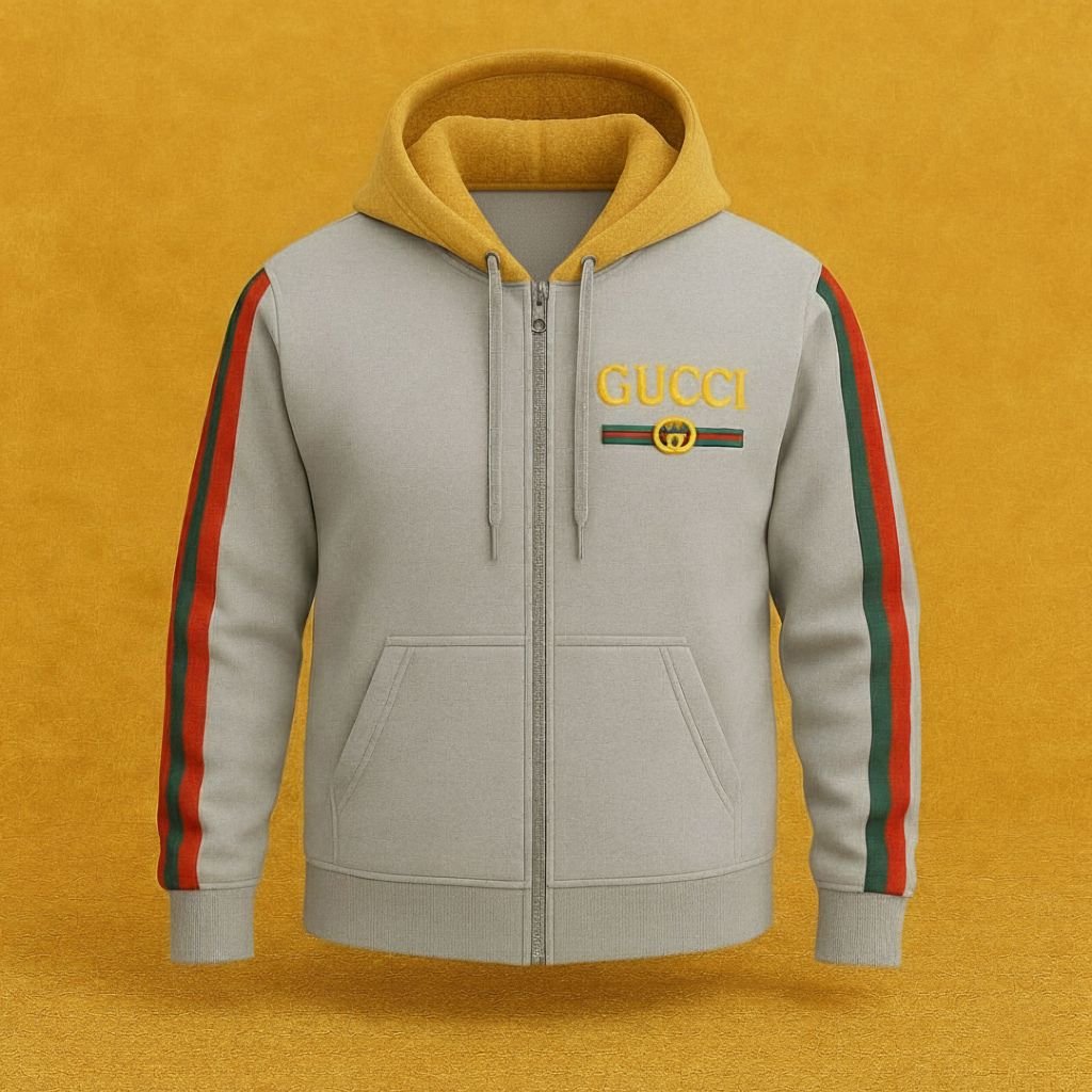 WhatsApp Image 2025-11-15 at 20.17.51 Sherfaa Hoodie – Gucci Style, Premium Comfort(Ash) - Image 1
