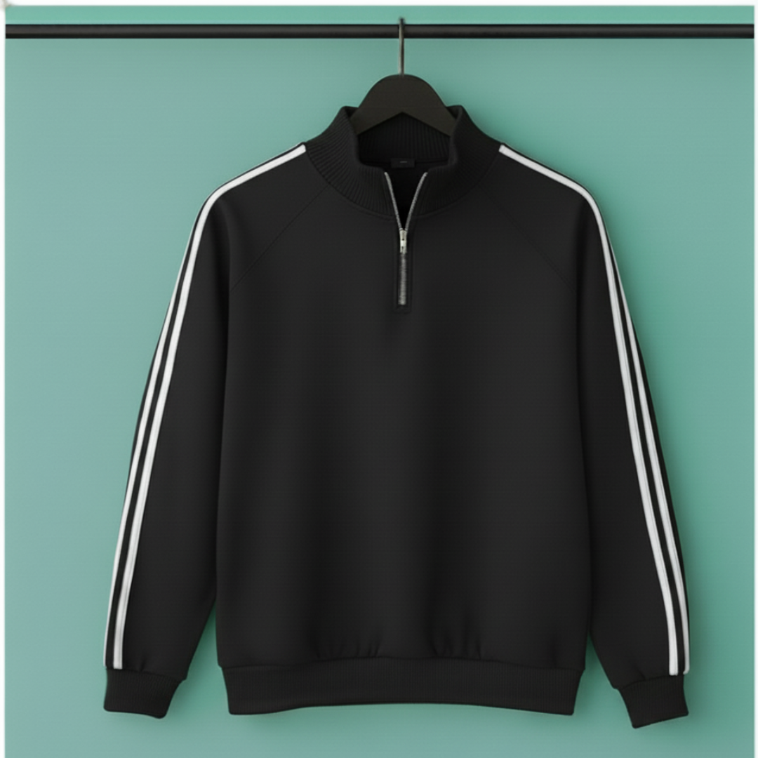 1 Premium Men's Sweatshirt(Black) - Image 1