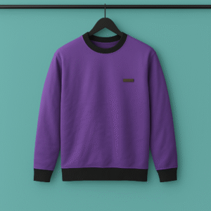 Premium Export Quality Full Sleeve T-Shirt(Purple Color)