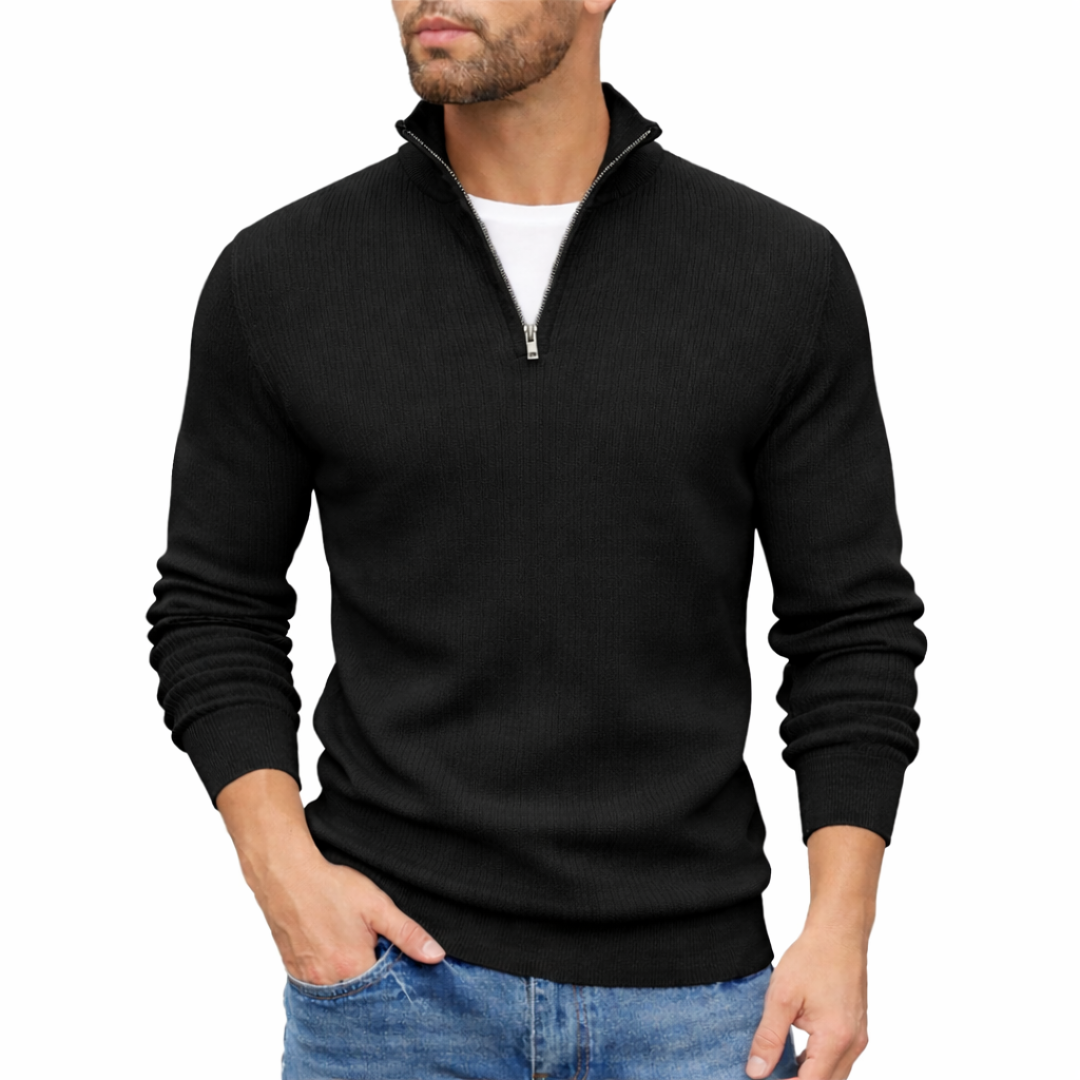 3 Men’s Premium Quality Sweatshirt(Black) - Image 1