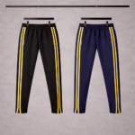 2 Pics Men's Loose Fit Trouser- Black,Blue